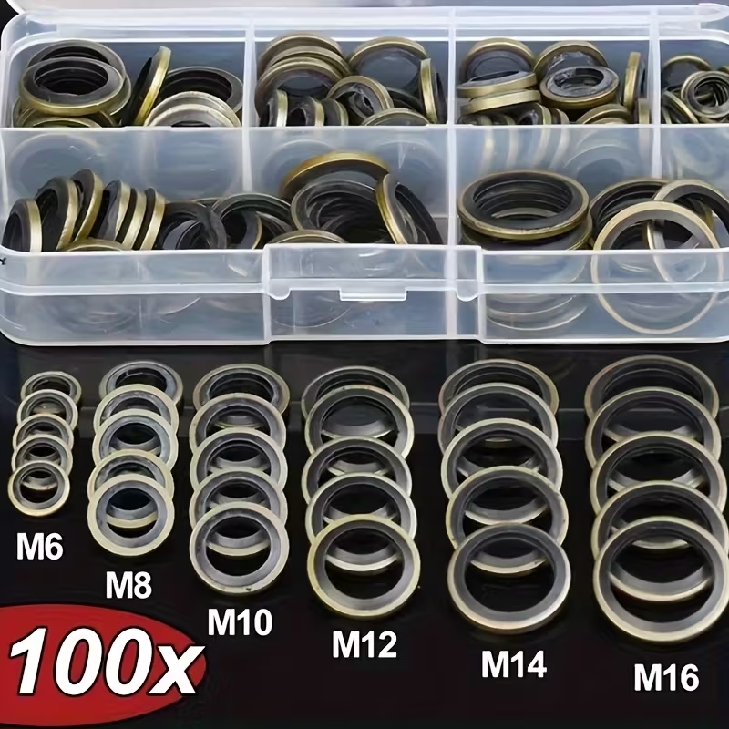 Paella Pan Steel - Set di 100 Guarnizioni per Tappo